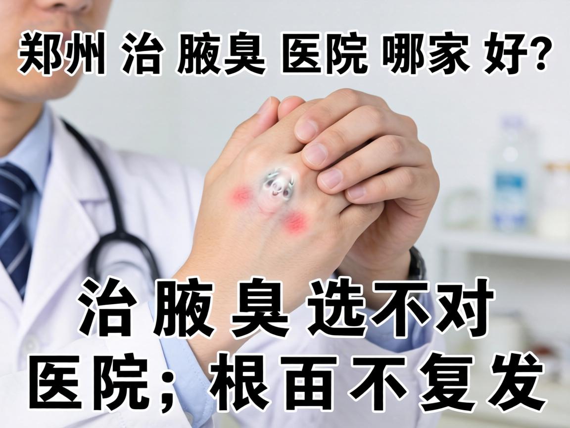 郑州治腋臭医院哪家好？治腋臭选对医院，根治不复发