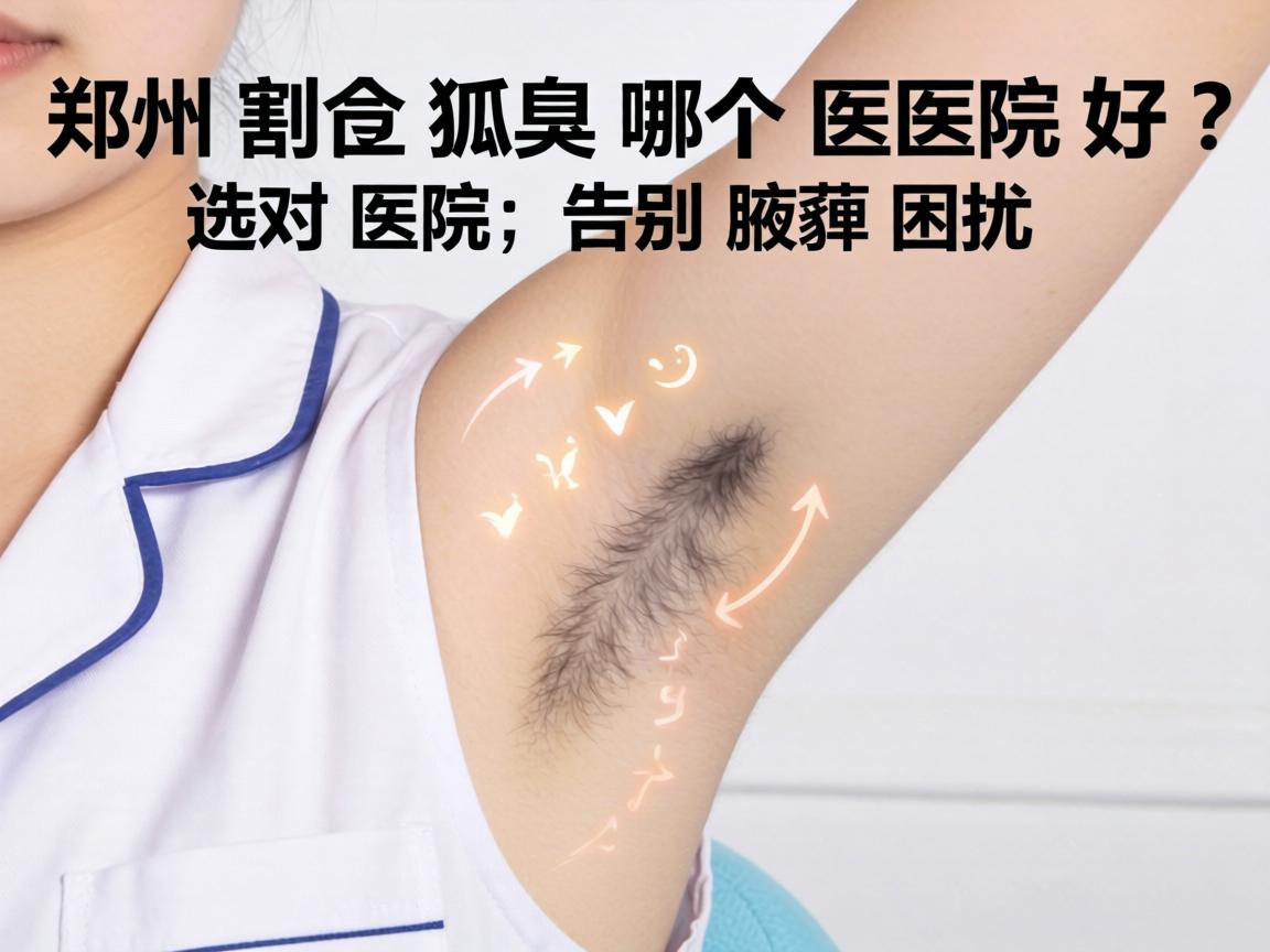 郑州割狐臭哪个医院好？选对医院，告别腋臭困扰