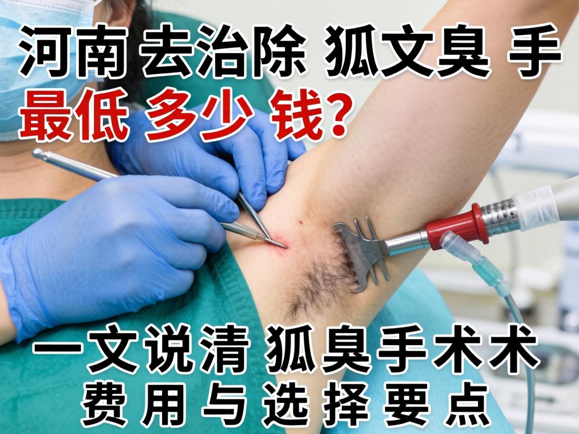 河南去除狐臭手术最低多少钱?一文说清狐臭手术费用与选择要点 河南去除狐臭手术最低多少钱?一文说清狐臭手术费用与选择要点