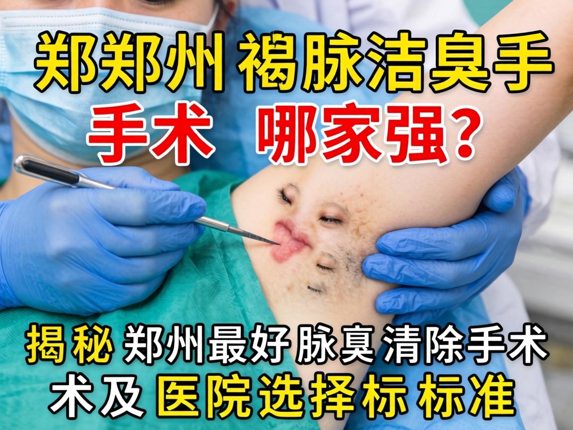 郑州腋臭手术哪家强？揭秘郑州最好腋臭清除手术及医院选择标准