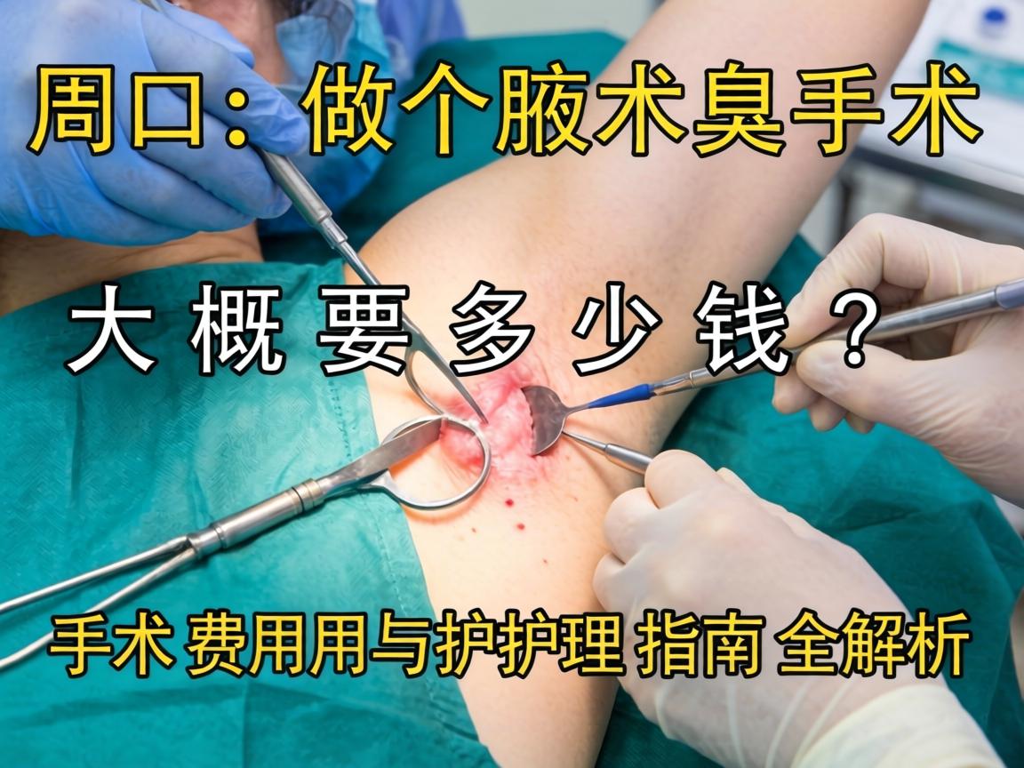 周口做腋臭手术大概要多少钱?手术费用与护理指南全解析 周口做腋臭手术大概要多少钱?手术费用与护理指南全解析