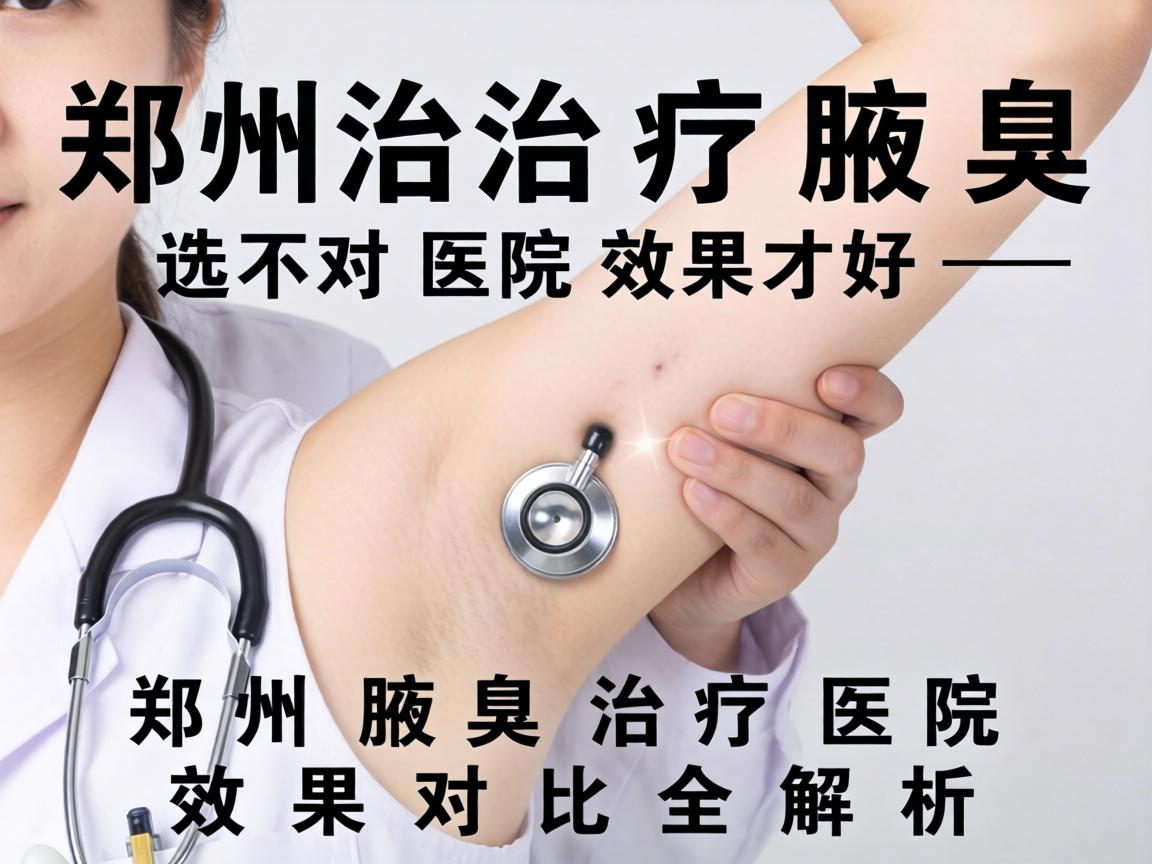 郑州治疗腋臭，选对医院效果才好—郑州腋臭治疗医院效果对比全解析