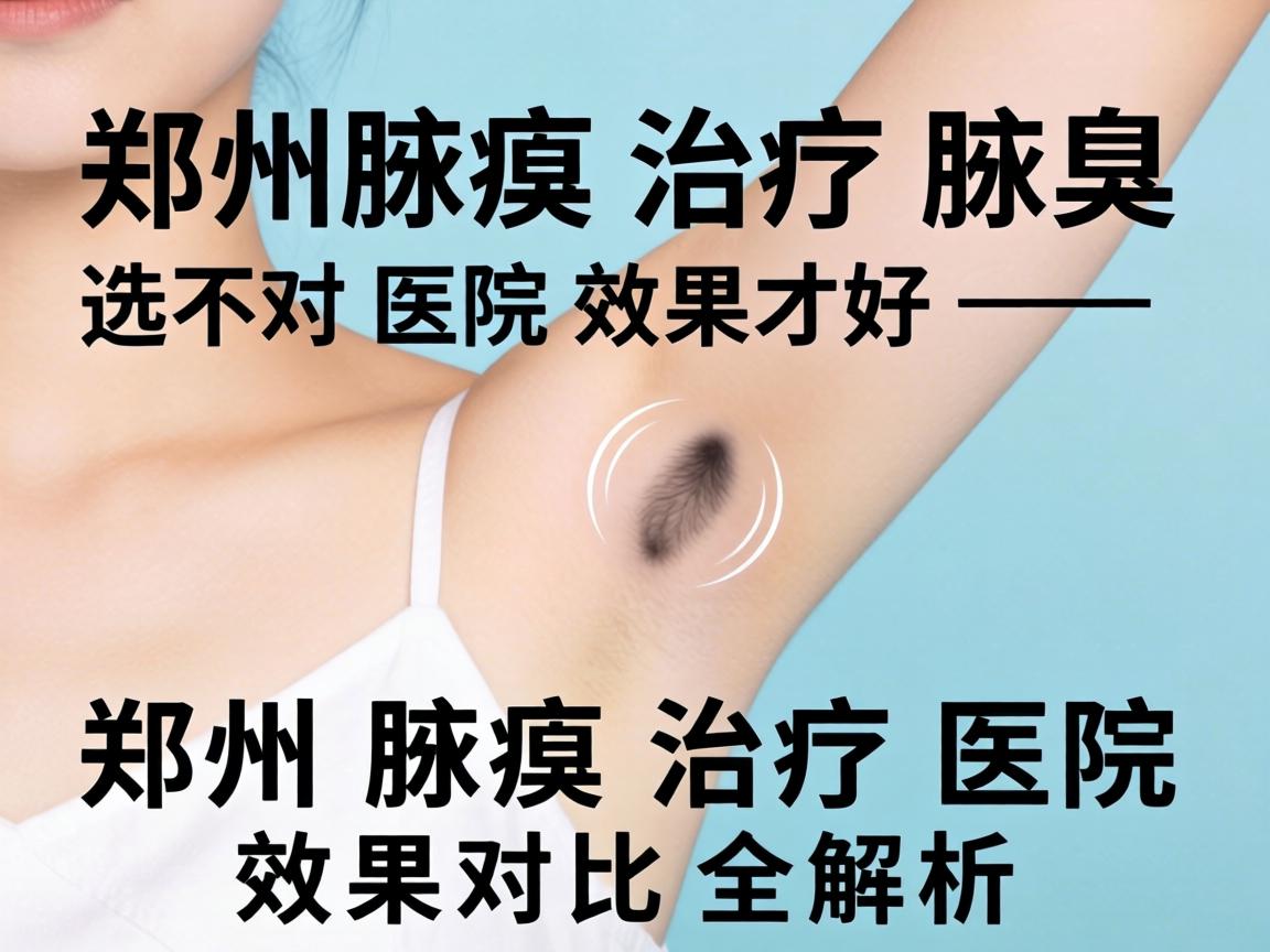 郑州治疗腋臭，选对医院效果才好—郑州腋臭治疗医院效果对比全解析