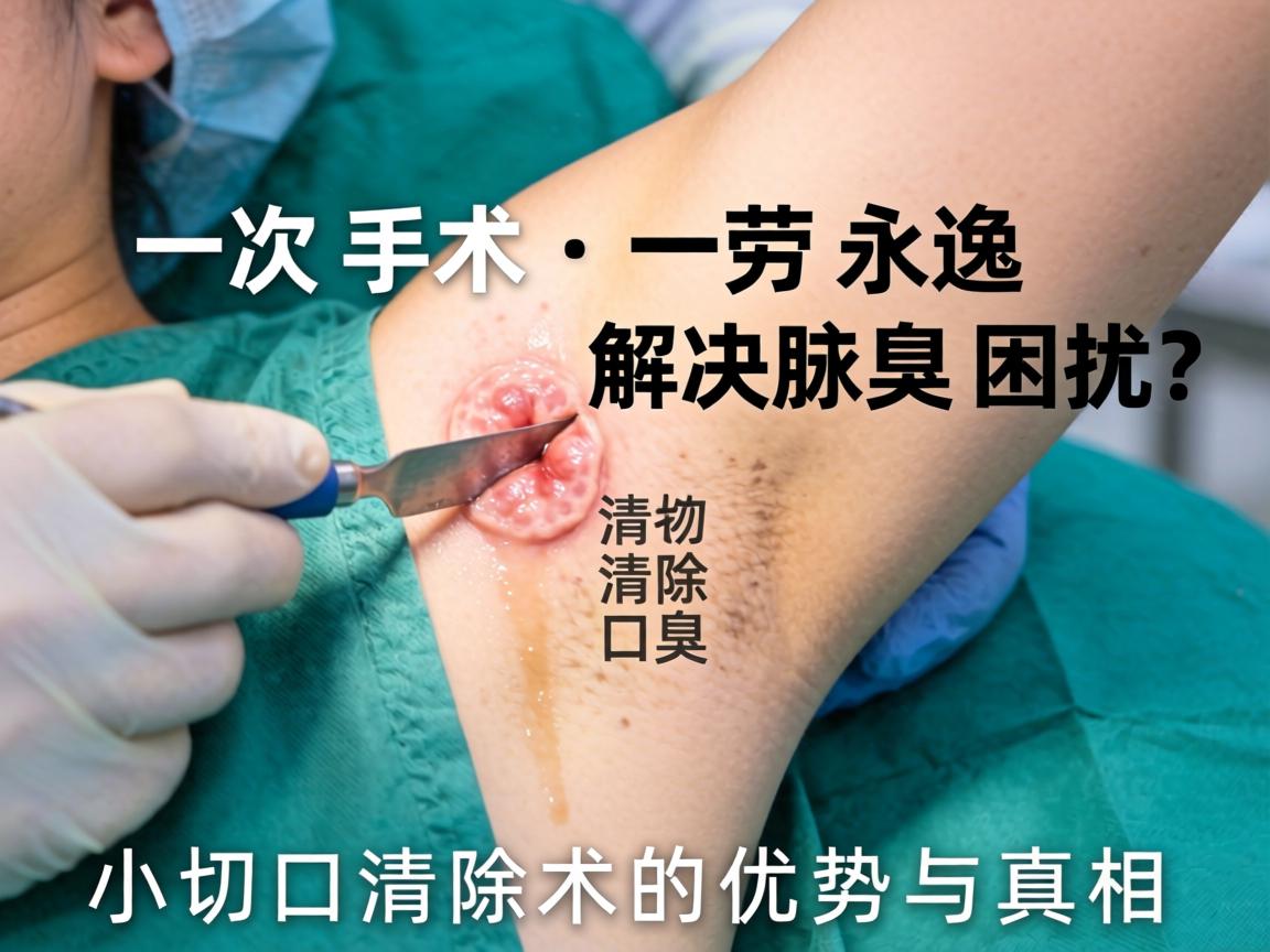 小切口汗腺清除术，一次手术，一劳永逸解决腋臭困扰？小切口清除术的优势与真相