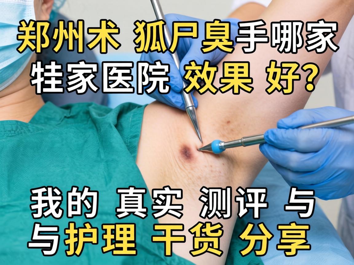 郑州狐臭手术哪家医院效果好？我的真实测评与护理干货分享