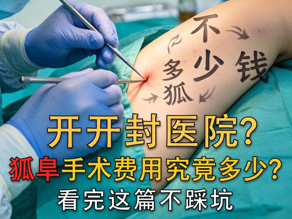开封医院狐臭手术多少钱？狐臭手术费用究竟多少？看完这篇不踩坑