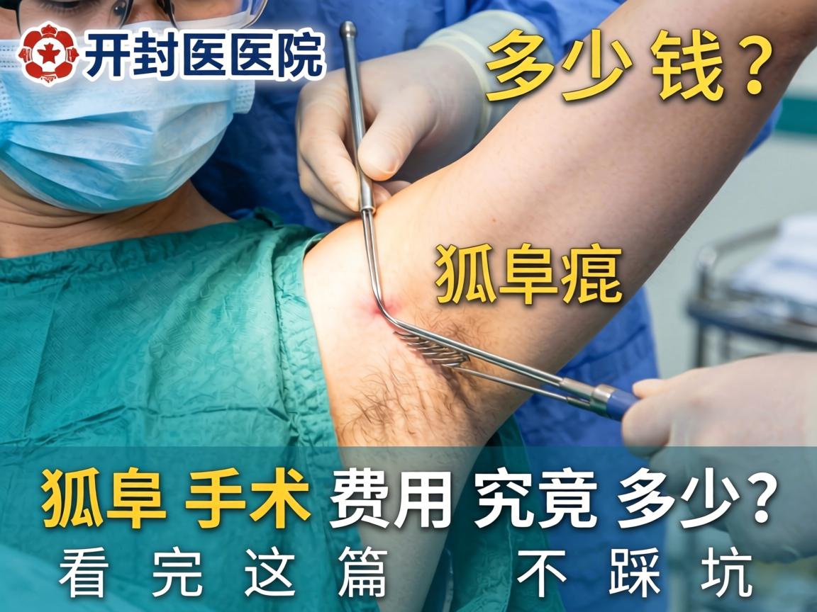 开封医院狐臭手术多少钱？狐臭手术费用究竟多少？看完这篇不踩坑