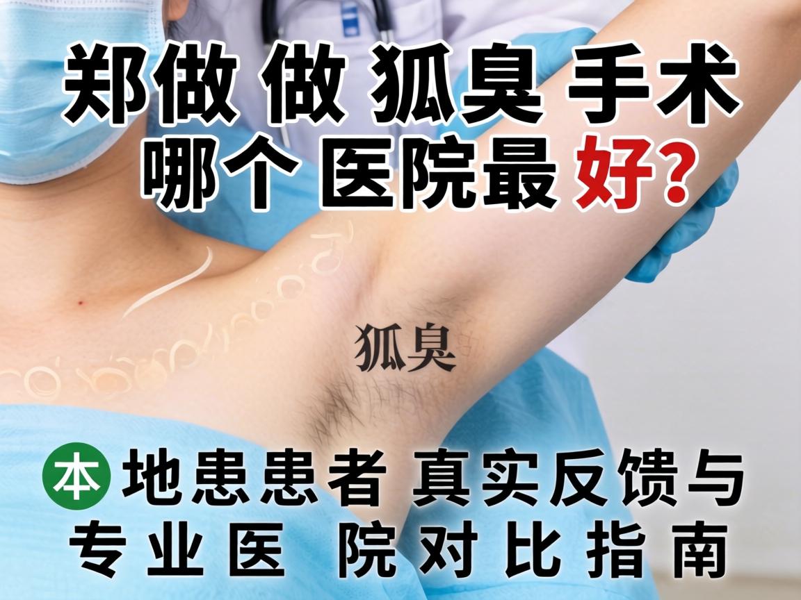 郑州做狐臭手术哪个医院最好？本地患者真实反馈与专业医院对比指南