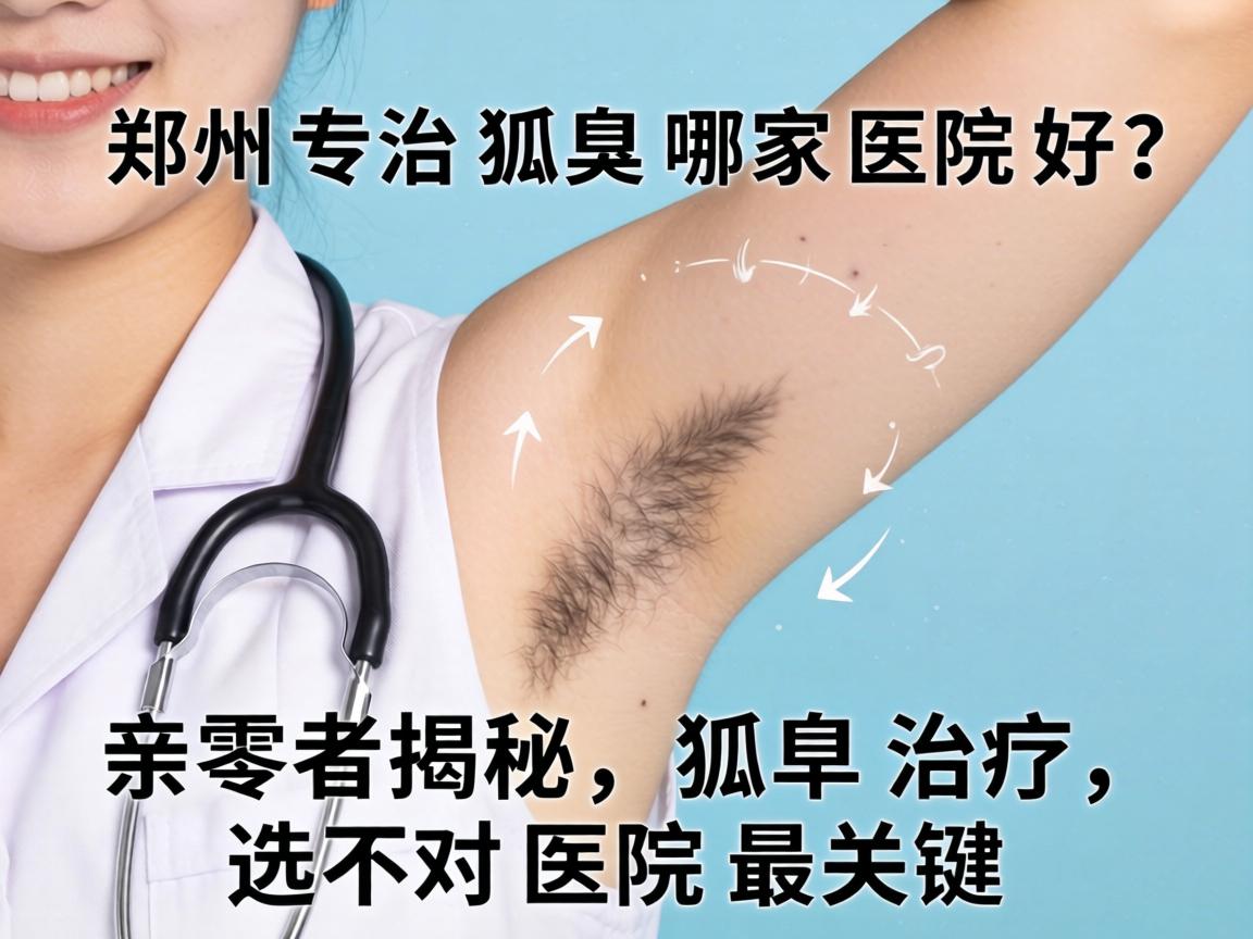 郑州专治狐臭哪家医院好？亲历者揭秘，狐臭治疗，选对医院最关键