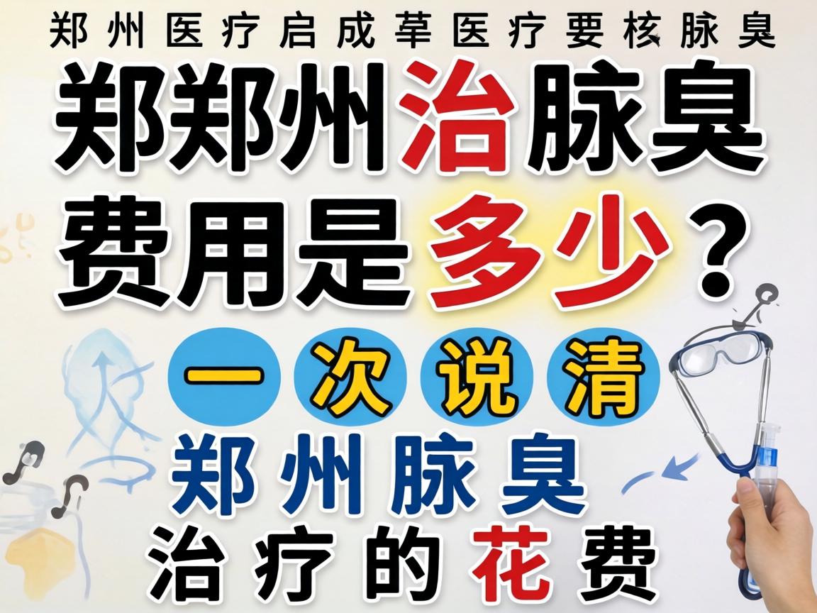 郑州治腋臭费用是多少？一次说清郑州腋臭治疗的花费构成