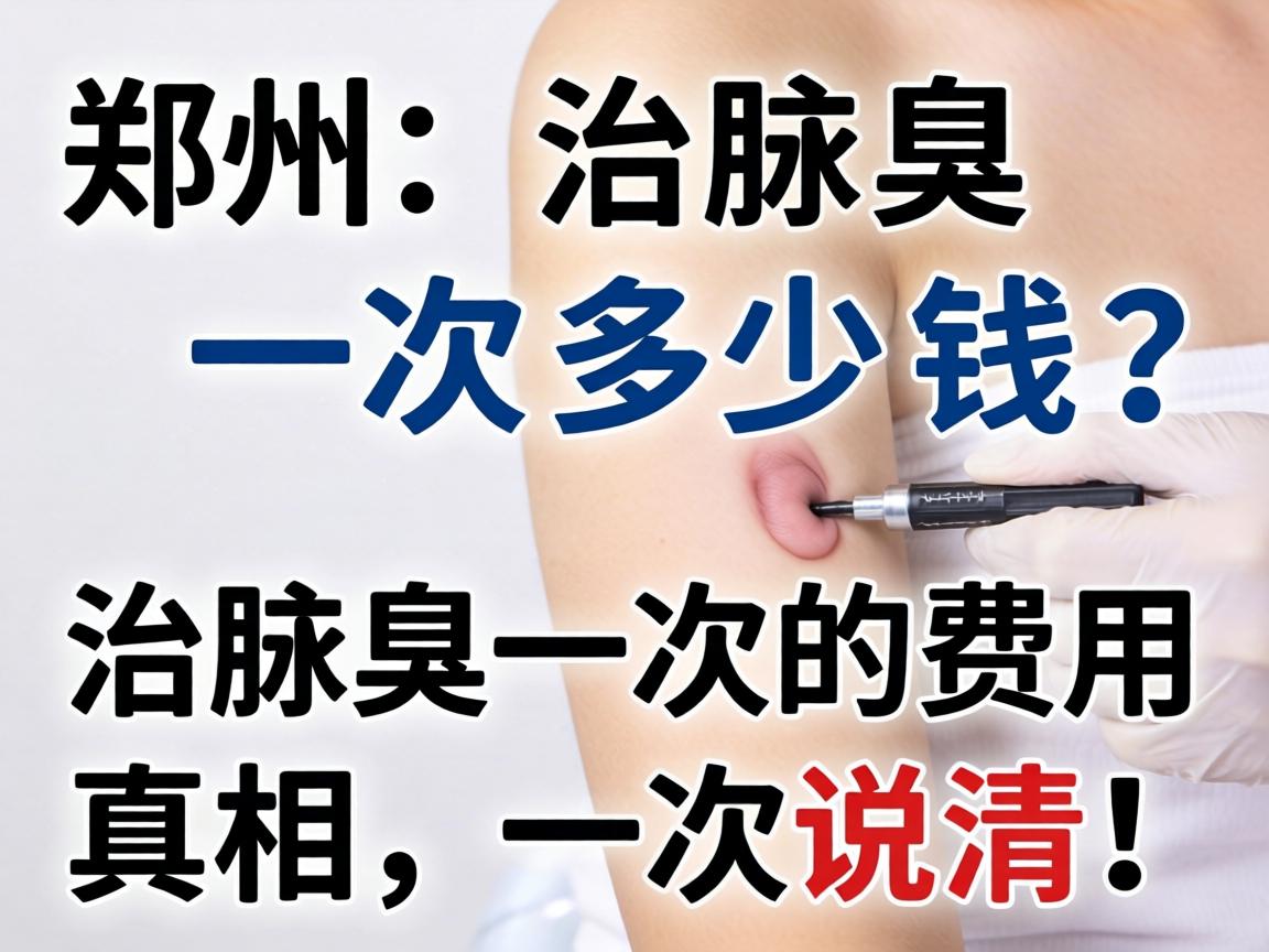 郑州治腋臭一次多少钱？治腋臭一次的费用真相，一次说清！