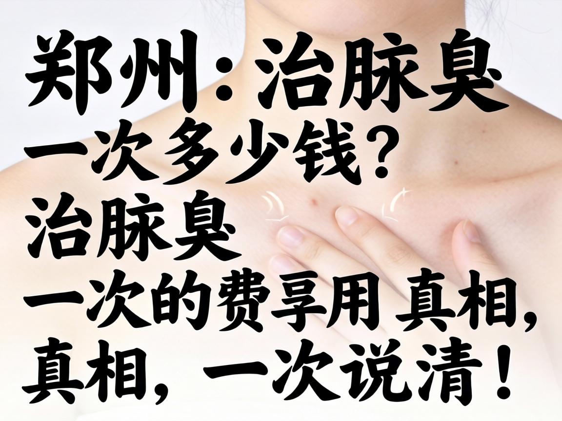 郑州治腋臭一次多少钱？治腋臭一次的费用真相，一次说清！