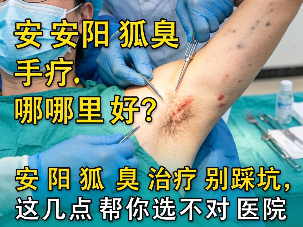 安阳狐臭手术哪里好？安阳狐臭治疗别踩坑，这几点帮你选对医院