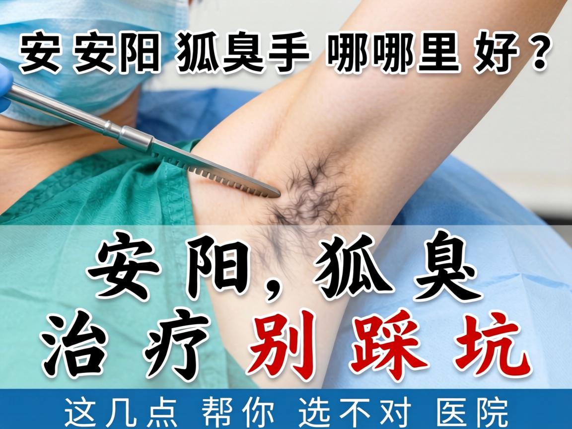 安阳狐臭手术哪里好？安阳狐臭治疗别踩坑，这几点帮你选对医院