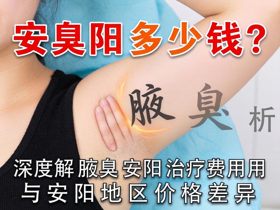 腋臭安阳多少钱？深度解析腋臭安阳治疗费用与安阳地区价格差异