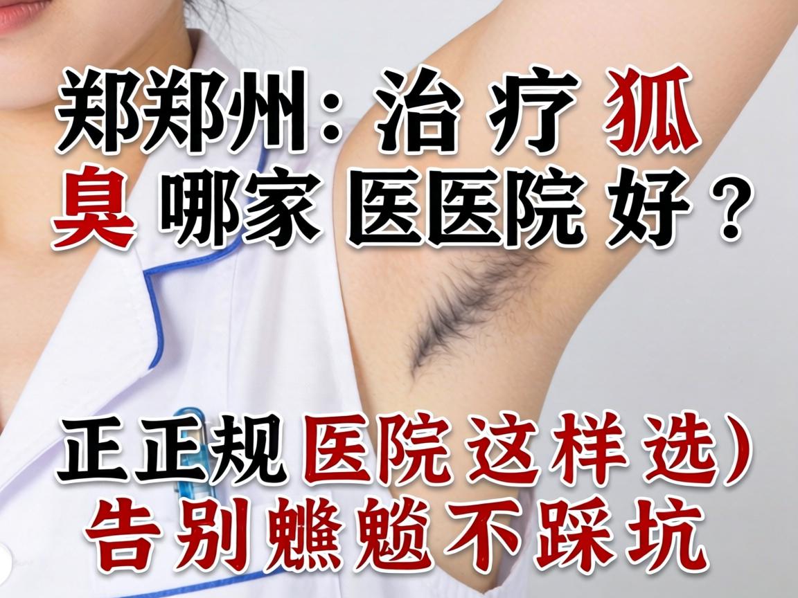 郑州治疗狐臭哪家医院好？正规医院这样选，告别尴尬不踩坑