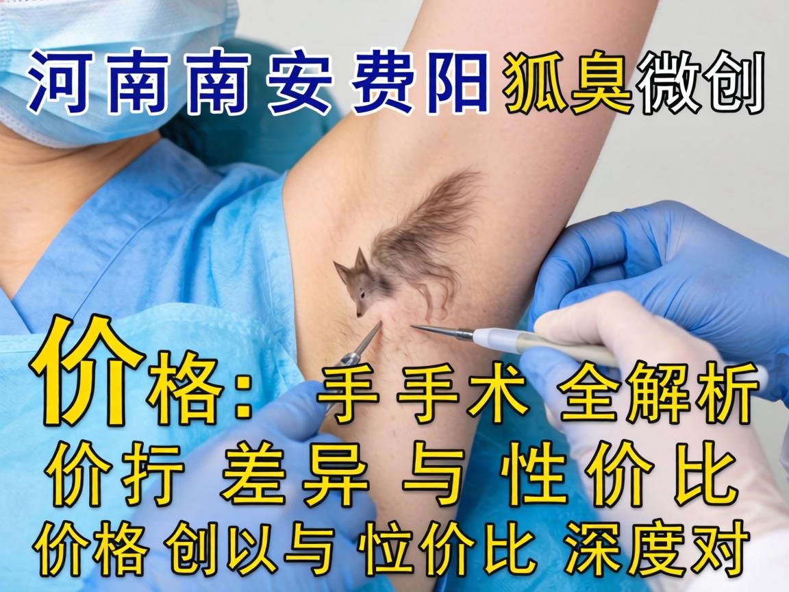河南安阳狐臭微创手术价格全解析，价格差异与性价比深度对比