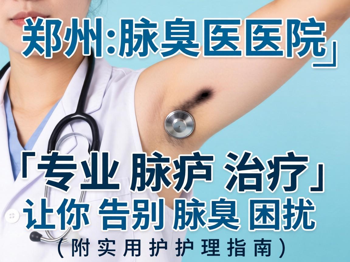 郑州腋臭医院，专业腋臭治疗，让你告别腋臭困扰（附实用护理指南）