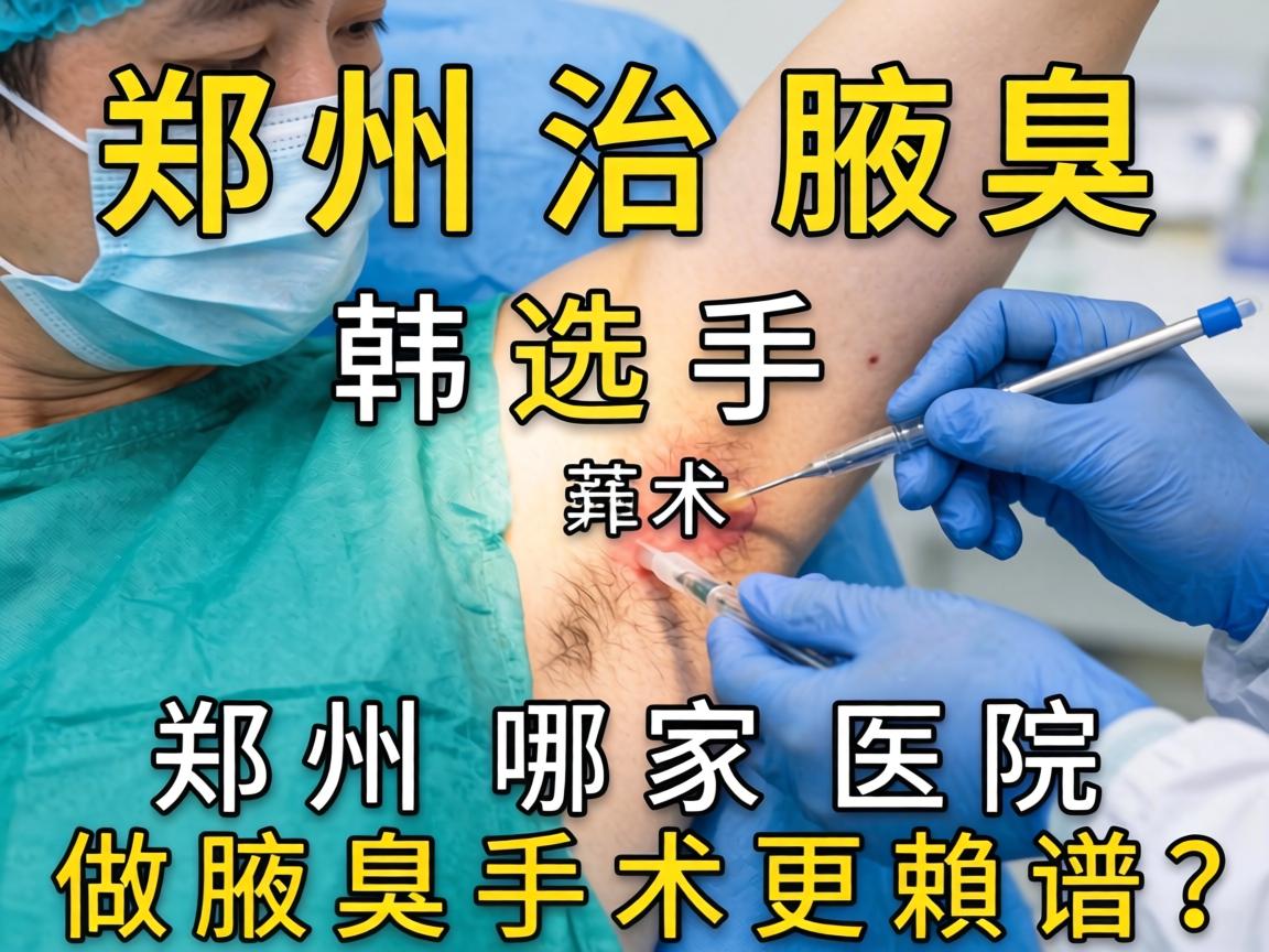 郑州治腋臭选韩国手术,郑州哪家医院做腋臭手术更靠谱? 郑州治腋臭选韩国手术,郑州哪家医院做腋臭手术更靠谱?