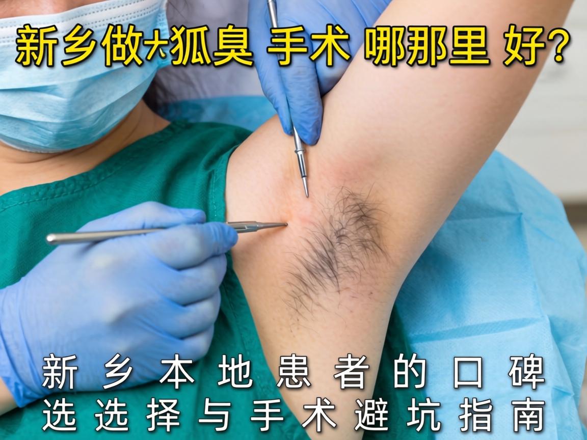 新乡做狐臭手术哪里好？新乡本地患者的口碑选择与手术避坑指南