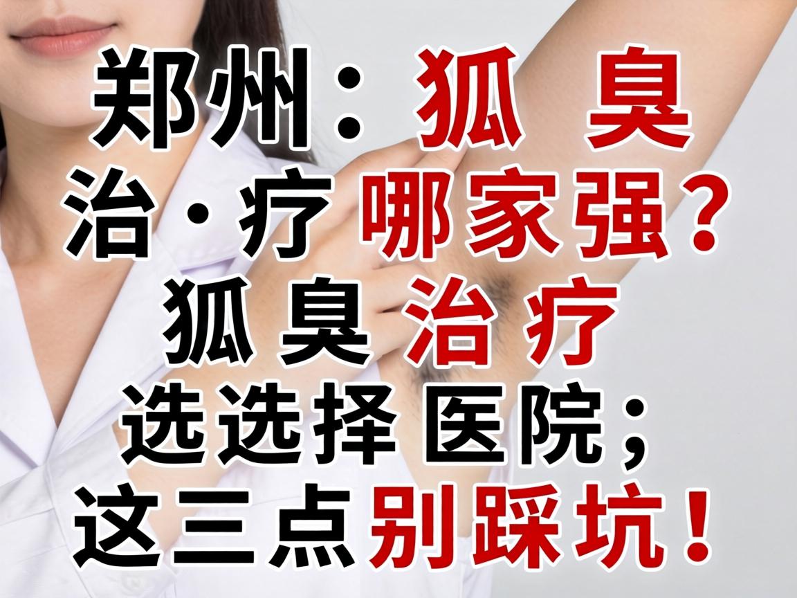 郑州狐臭治疗哪家强?狐臭治疗选择医院,这三点别踩坑! 郑州狐臭治疗哪家强?狐臭治疗选择医院,这三点别踩坑!