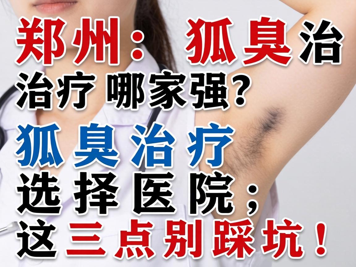 郑州狐臭治疗哪家强?狐臭治疗选择医院,这三点别踩坑! 郑州狐臭治疗哪家强?狐臭治疗选择医院,这三点别踩坑!