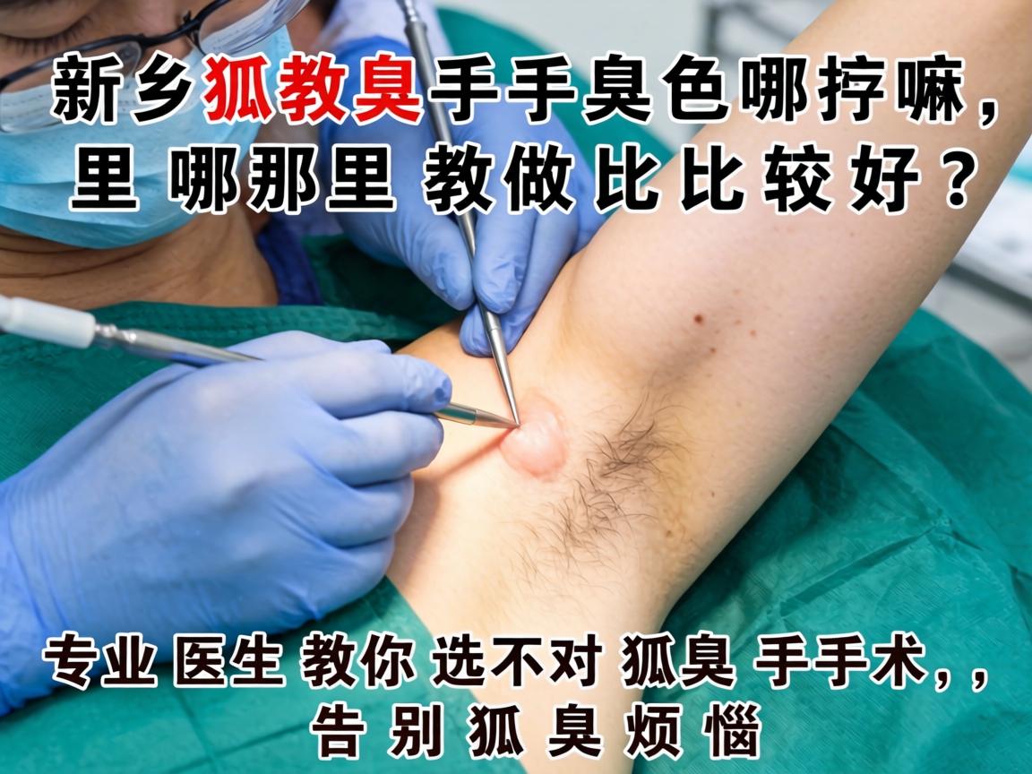 新乡狐臭手术哪里做比较好？专业医生教你选对狐臭手术，告别狐臭烦恼