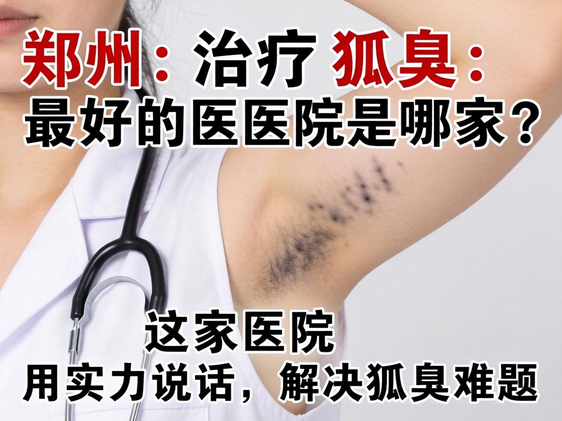 郑州治疗狐臭最好的医院是哪家？这家医院用实力说话，解决狐臭难题