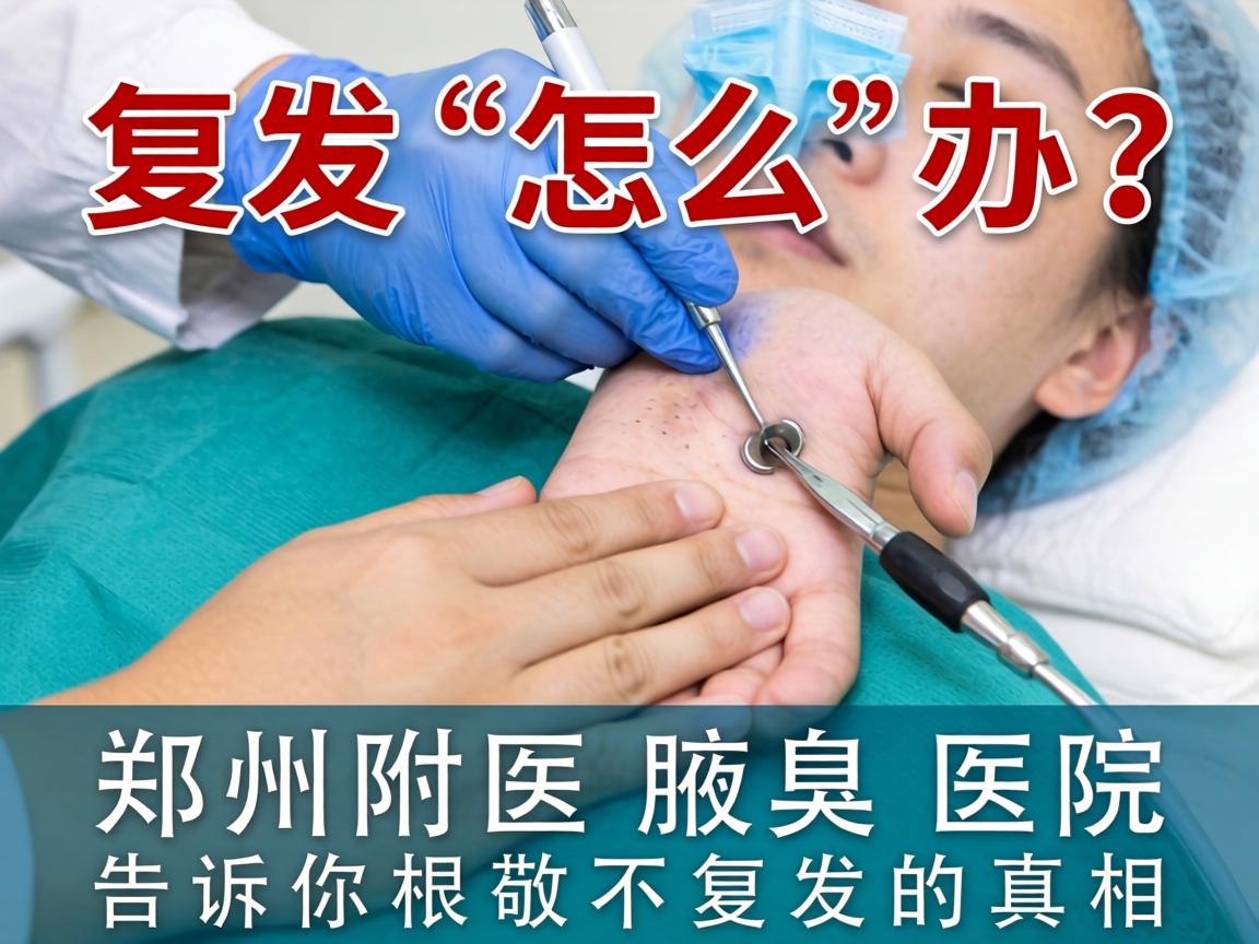 腋臭手术复发怎么办？郑州附医腋臭医院告诉你根治不复发的真相