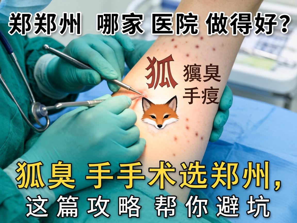 郑州狐臭手术哪家医院做得好?狐臭手术选郑州,这篇攻略帮你避坑 郑州狐臭手术哪家医院做得好?狐臭手术选郑州,这篇攻略帮你避坑
