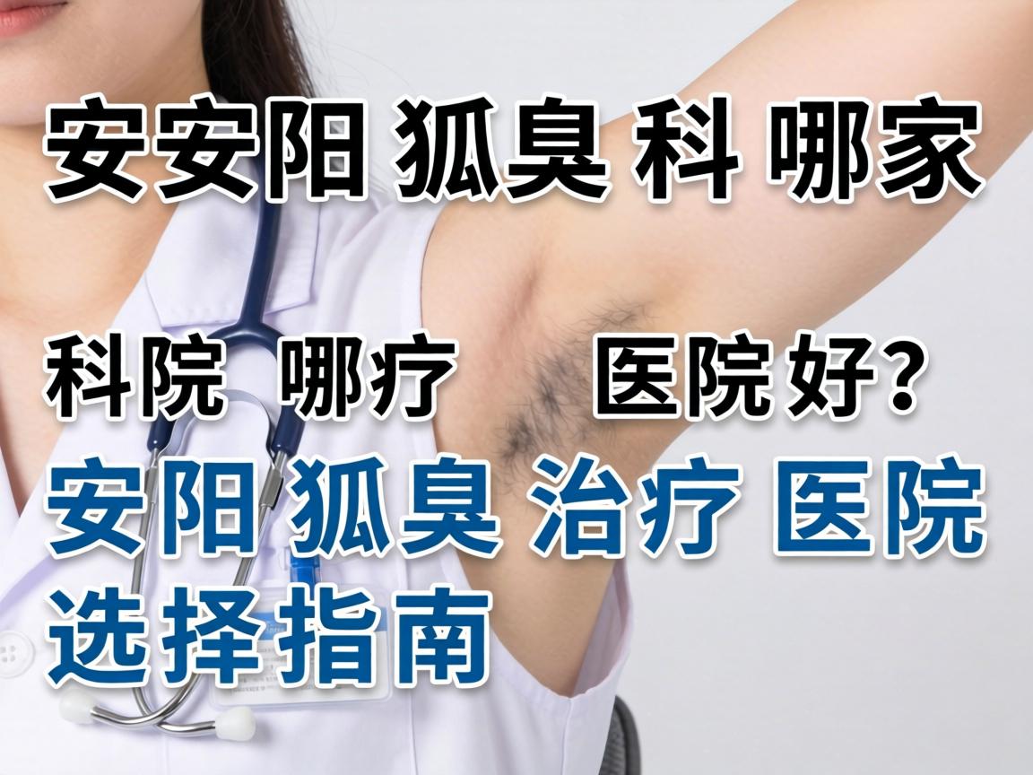 安阳狐臭科哪家医院好？安阳狐臭治疗医院选择指南