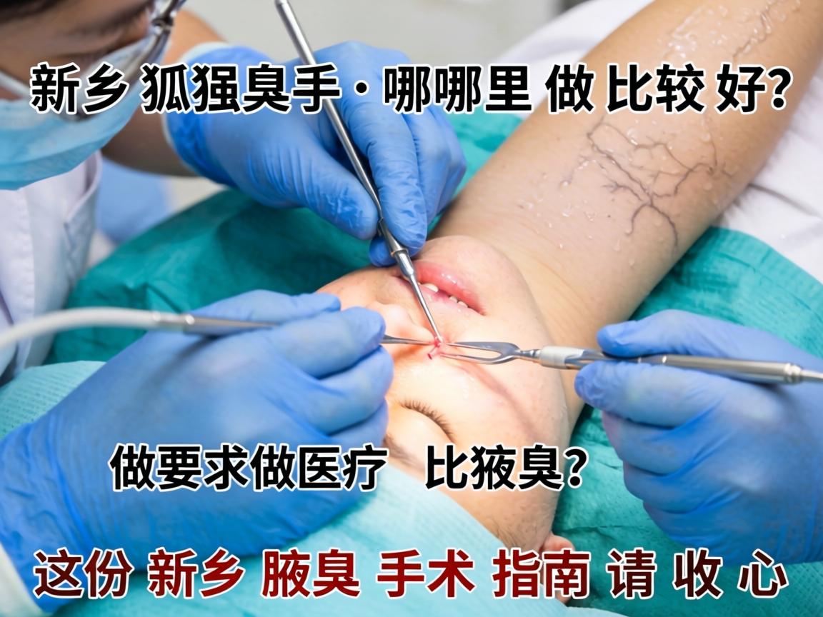 新乡狐臭手术哪里做比较好？这份新乡腋臭手术指南请收好