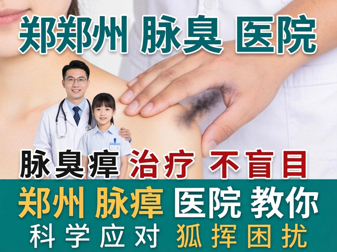 郑州腋臭医院，腋臭治疗不盲目，郑州腋臭医院教你科学应对狐臭困扰