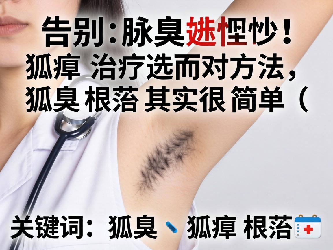 告别腋臭尴尬！狐臭治疗选对方法，狐臭根治其实很简单（关键词，狐臭、狐臭根治）