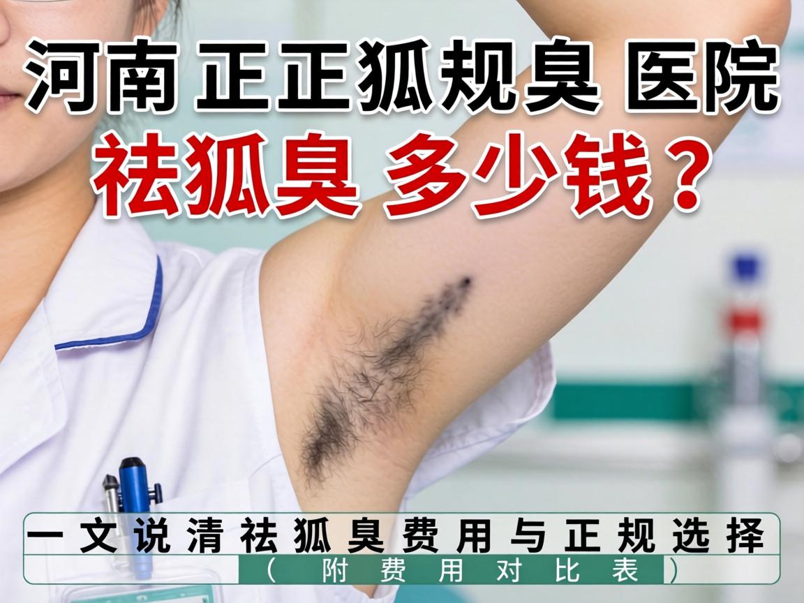 河南正规狐臭医院祛狐臭多少钱?一文说清祛狐臭费用与正规选择(附费用对比表) 河南正规狐臭医院祛狐臭多少钱?一文说清祛狐臭费用与正规选择(附费用对比表)