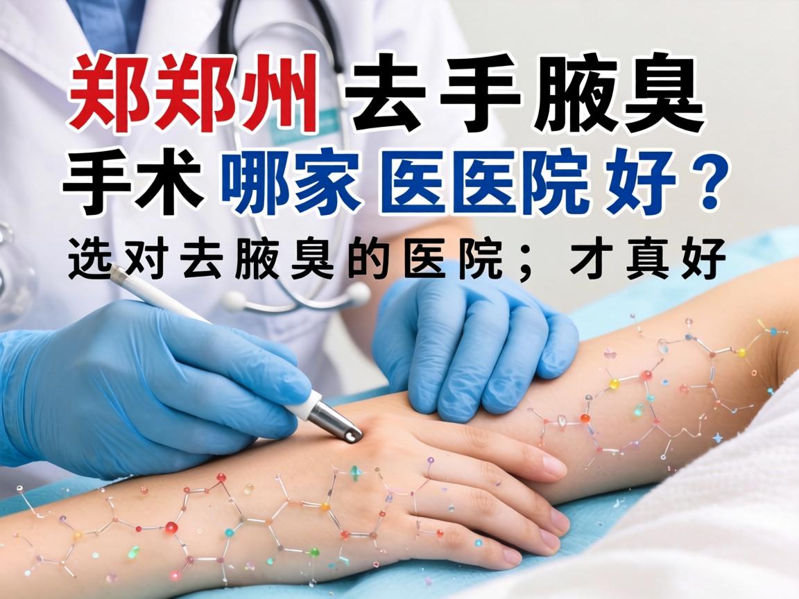 郑州去腋臭手术哪家医院好？选对去腋臭的医院，才真好