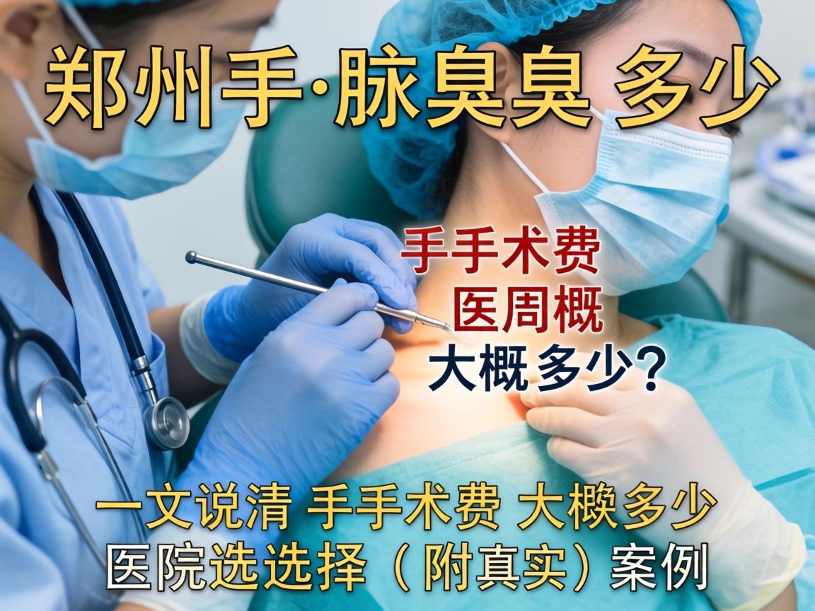 郑州腋臭手术费大概多少？一文说清手术费与医院选择（附真实案例）