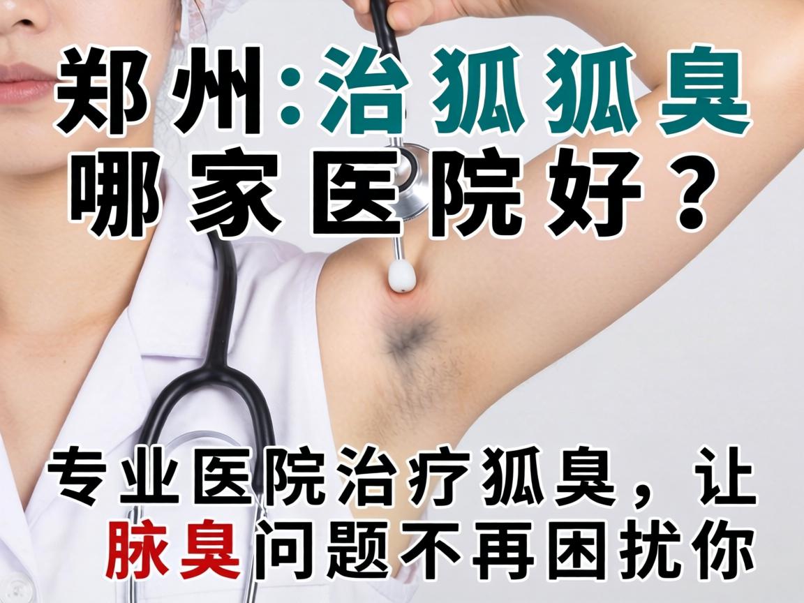 郑州治狐臭哪家医院好？专业医院治疗狐臭，让腋臭问题不再困扰你