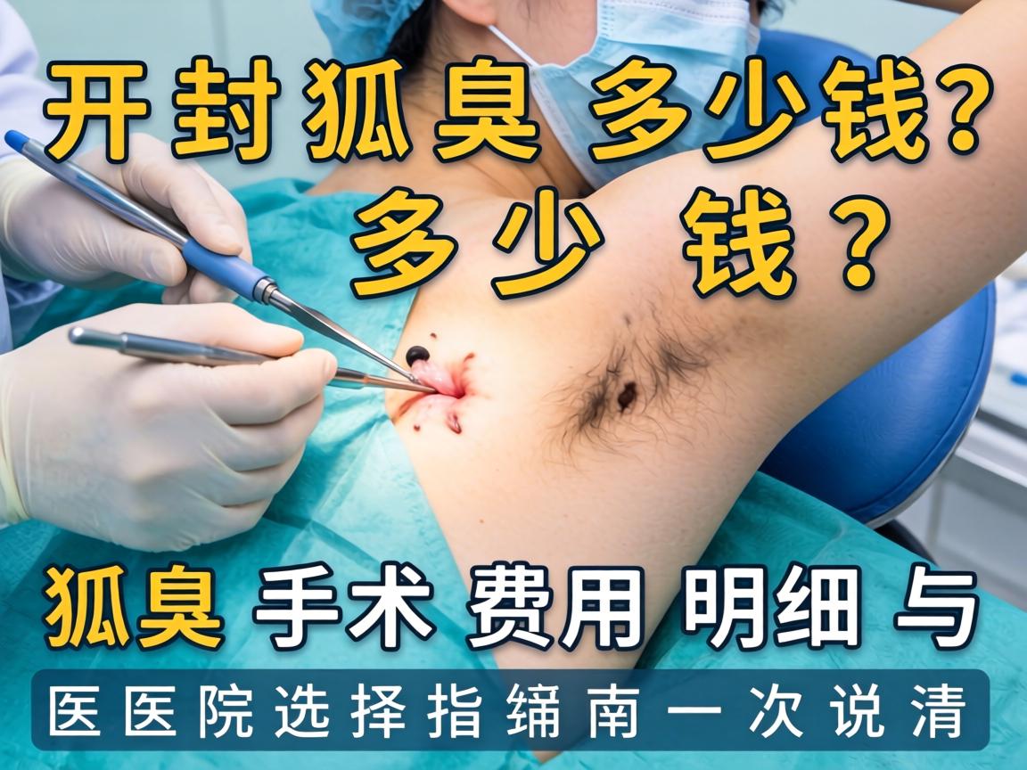开封狐臭手术多少钱？狐臭手术费用明细与医院选择指南一次说清