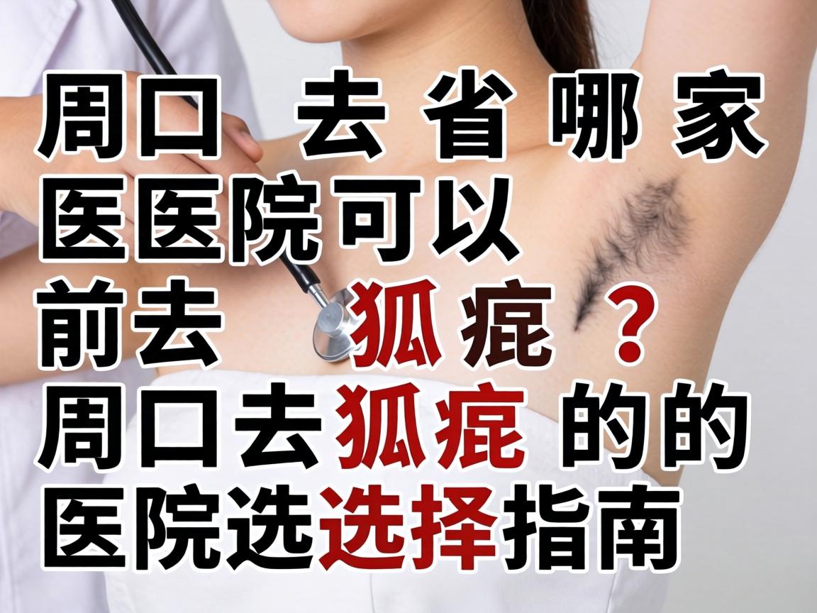 周口去哪家医院可以去狐臭？周口去狐臭的医院选择指南