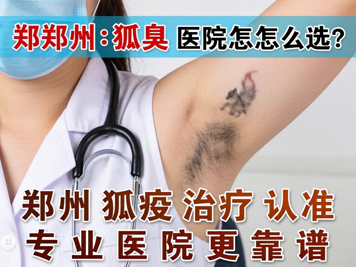 郑州狐臭医院怎么选？郑州狐臭治疗认准专业医院更靠谱