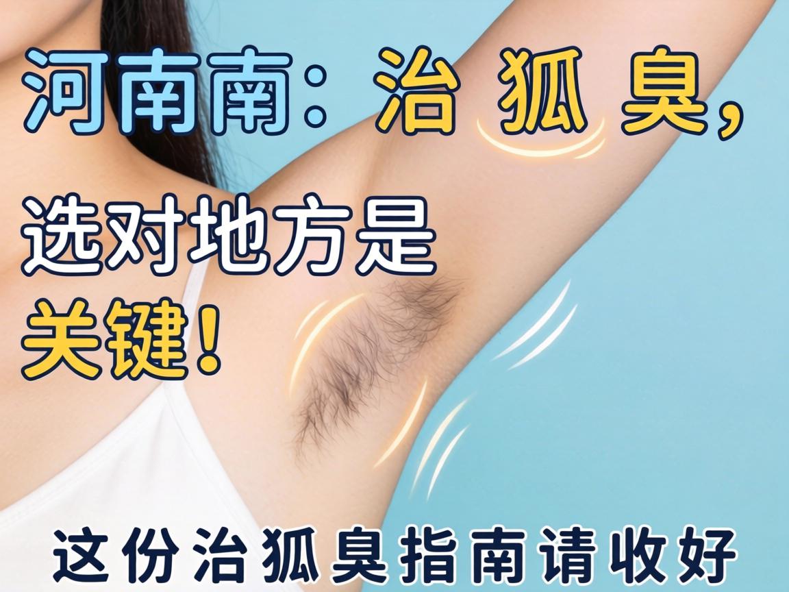河南治狐臭，选对地方是关键！这份治狐臭指南请收好