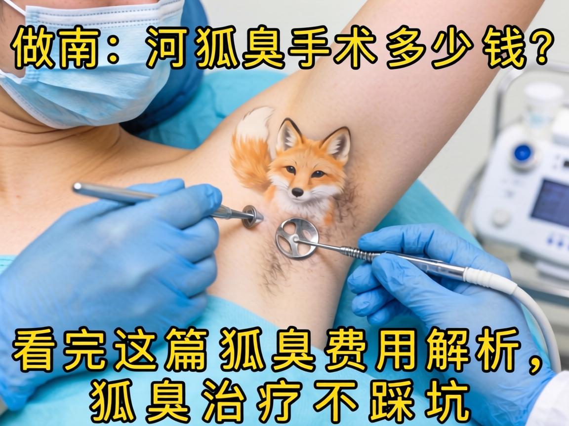 河南做狐臭手术多少钱？看完这篇狐臭费用解析，狐臭治疗不踩坑