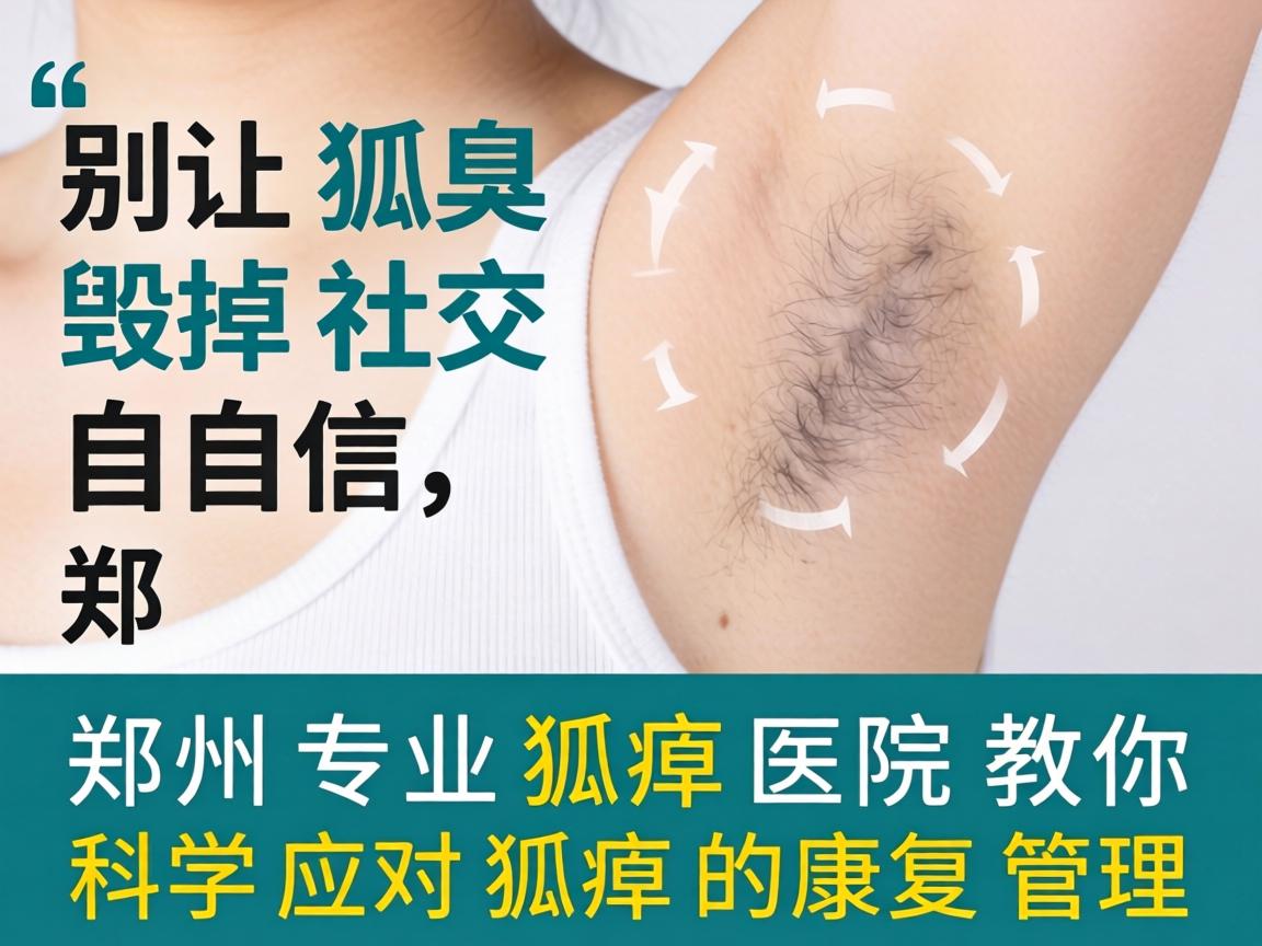 别让狐臭毁掉社交自信,郑州专业狐臭医院教你科学应对狐臭的康复管理 别让狐臭毁掉社交自信,郑州专业狐臭医院教你科学应对狐臭的康复管理