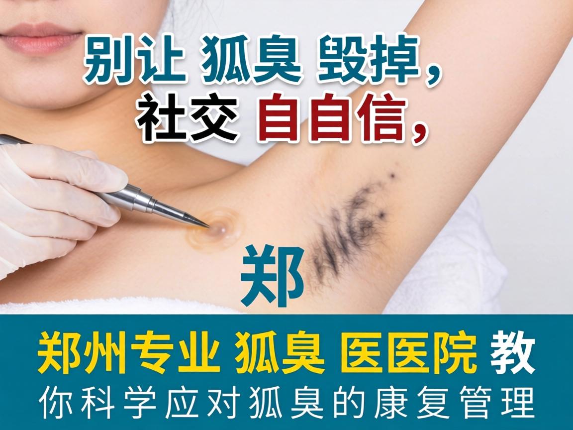 别让狐臭毁掉社交自信,郑州专业狐臭医院教你科学应对狐臭的康复管理 别让狐臭毁掉社交自信,郑州专业狐臭医院教你科学应对狐臭的康复管理