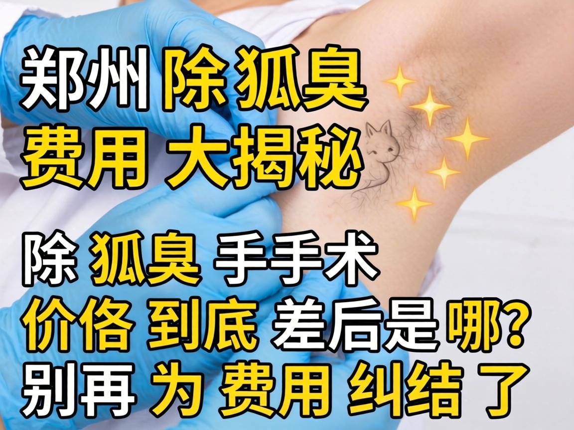 郑州除狐臭费用大揭秘,除狐臭手术价格到底差在哪?别再为费用纠结了 郑州除狐臭费用大揭秘,除狐臭手术价格到底差在哪?别再为费用纠结了