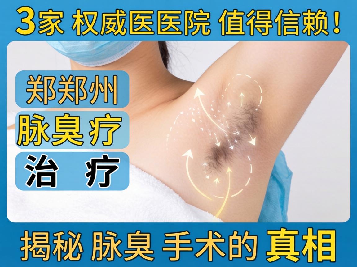 郑州腋臭治疗,这3家权威医院值得信赖!揭秘腋臭手术的真相 郑州腋臭治疗,这3家权威医院值得信赖!揭秘腋臭手术的真相