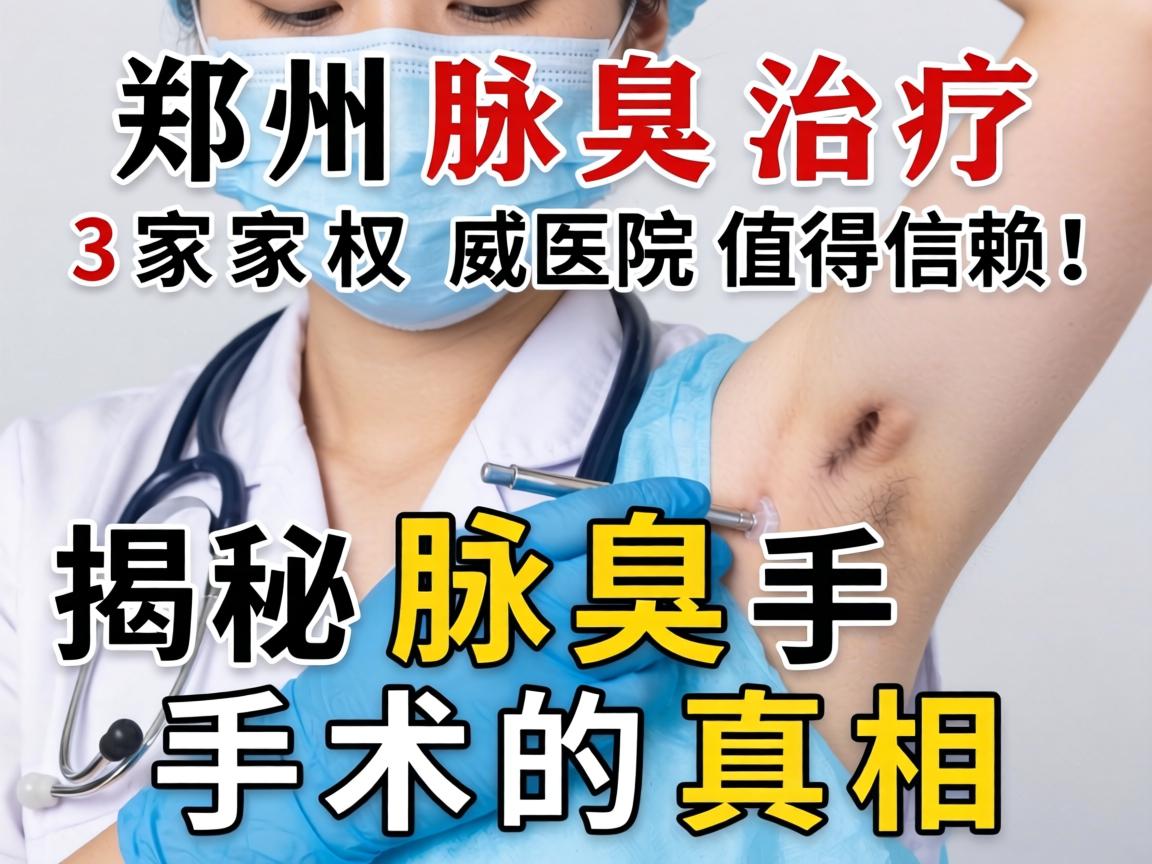 郑州腋臭治疗,这3家权威医院值得信赖!揭秘腋臭手术的真相 郑州腋臭治疗,这3家权威医院值得信赖!揭秘腋臭手术的真相
