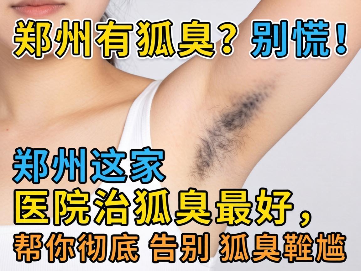郑州有狐臭？别慌！郑州这家医院治狐臭最好，帮你彻底告别狐臭尴尬
