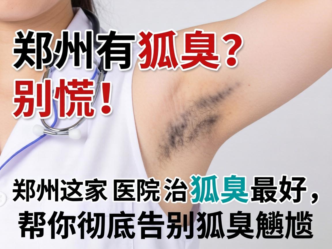 郑州有狐臭？别慌！郑州这家医院治狐臭最好，帮你彻底告别狐臭尴尬